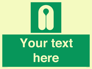 Custom sign safe condition Lifejacket